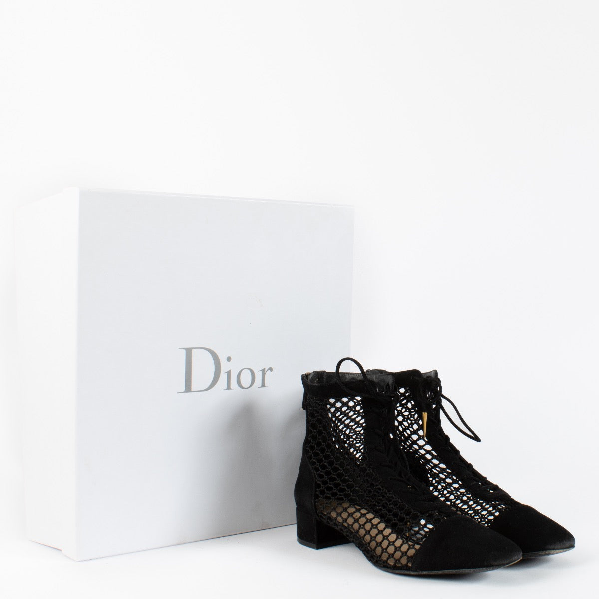 authentic preloved Christian Dior Black Naughtily-D Boots on Labellov.com