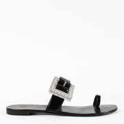 authentic preloved Guiseppe Zanotti Black Rock 10 Sandals on Labellov.com