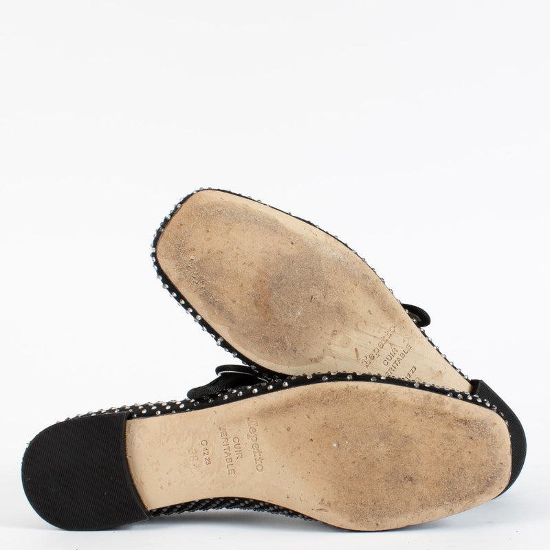 authentic preloved Repetto Black Cristal Ballerinas on Labellov.com