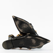 authentic preloved Valentino Garavani Black Roman Stud Flats on Labellov.com