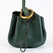 Delvaux Green Rose des Vents Pouch Bag for the best price at Labellov secondhand luxury in Antwerp and Knokke.