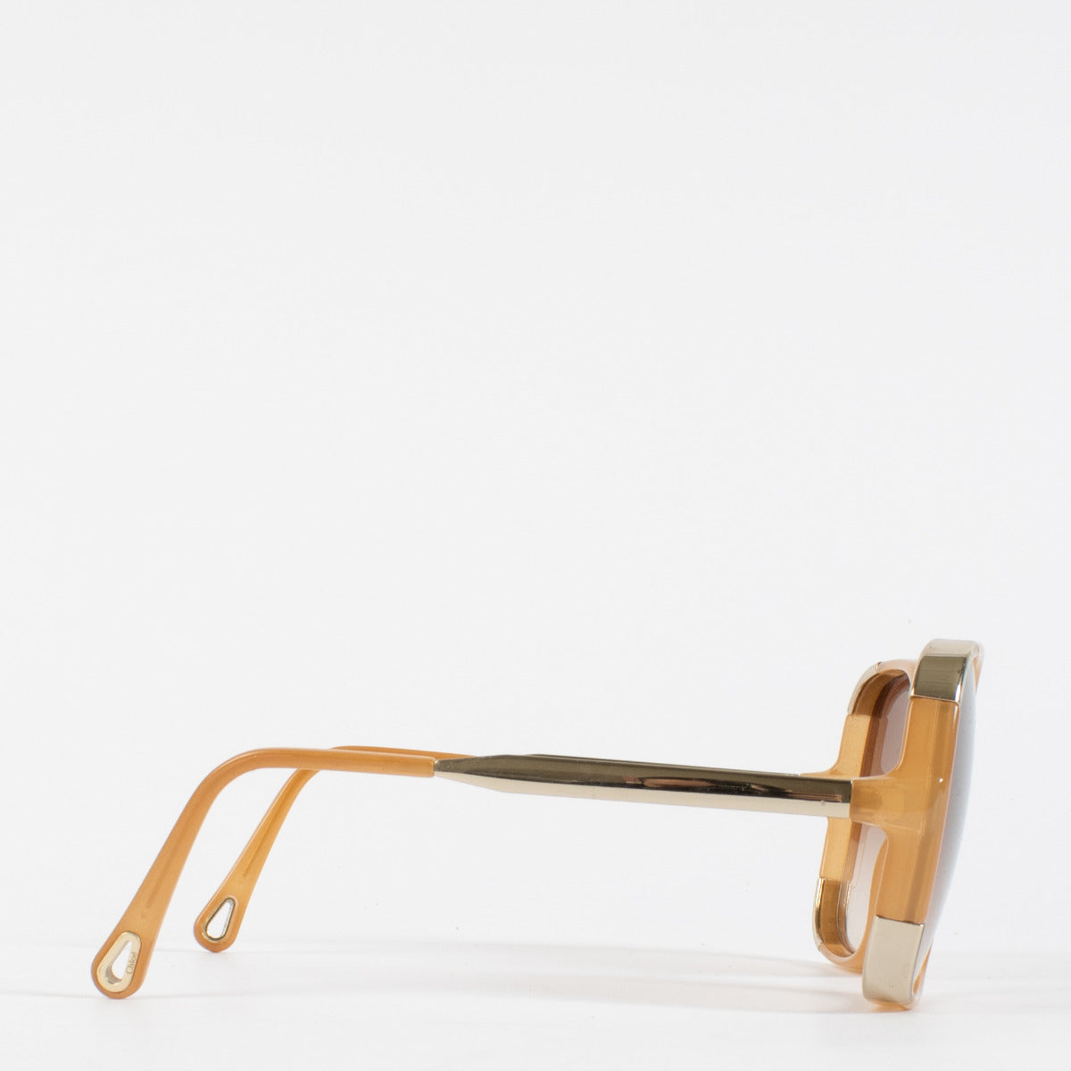 Chloé Beige Myrte Square Sunglasses