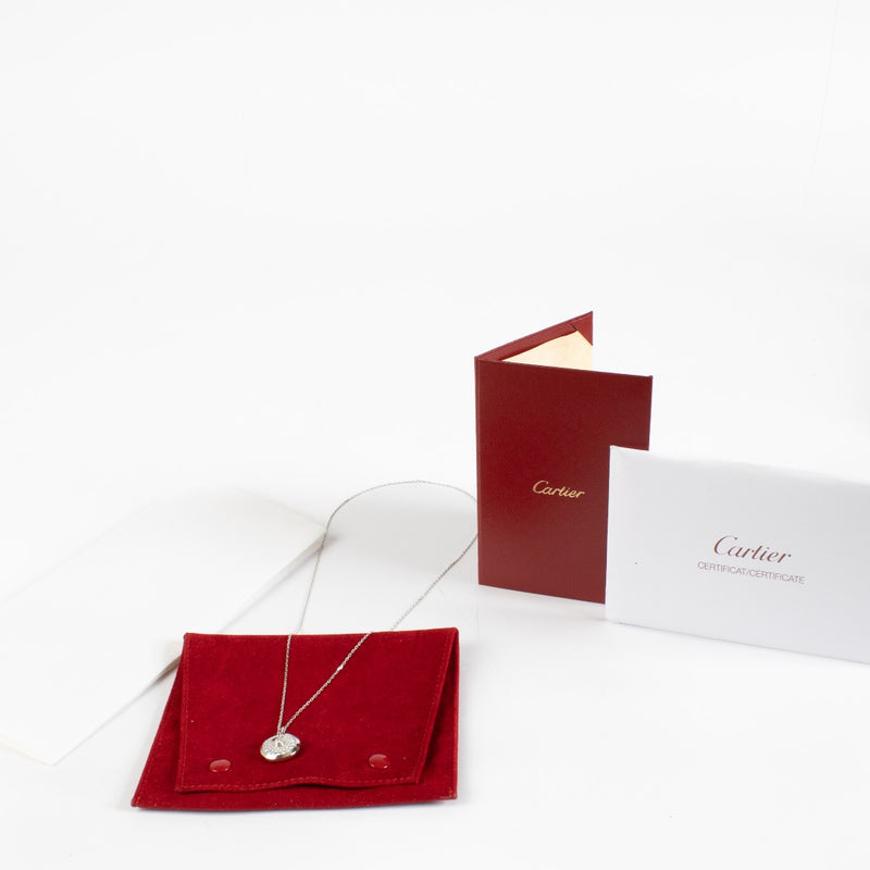 shop 100% authentic second hand Cartier White Gold Amulette With Diamonds Necklace on Labellov.com