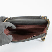 Authentic pre-loved Chanel Black Classic Wallet On Chain on Labellove.com