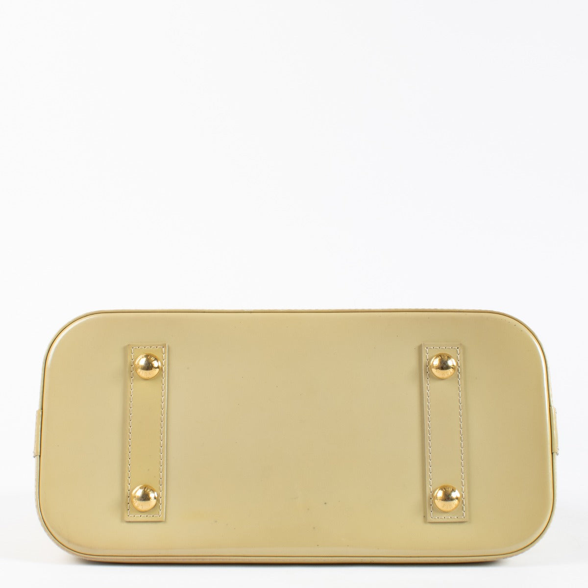 Authentic second hand Louis Vuitton Beige Monogram Vernis Alma PM on Labellov.com