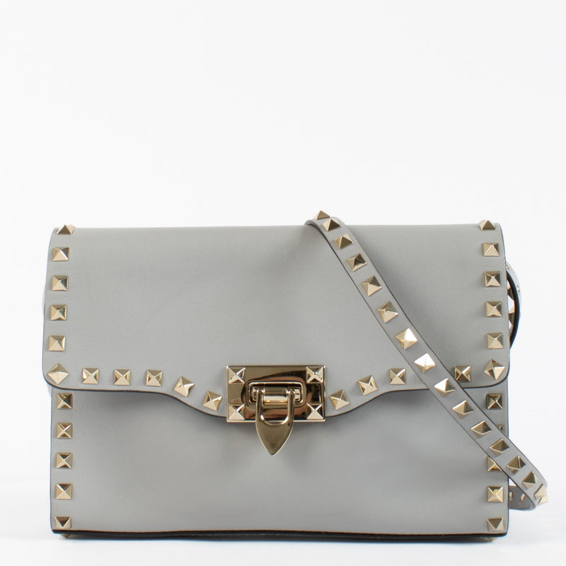 Authentic pre-loved Valentino Garavani Blue Rockstud Bag on Labellov.com