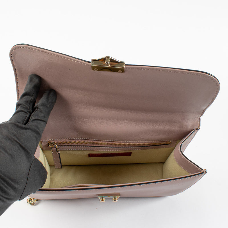 Valentino Garavani Old Rose Medium Glam Lock Bag
