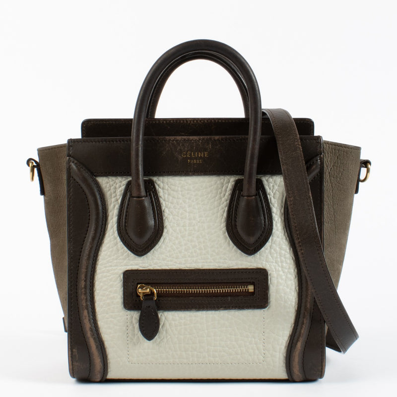 Authentic pre-loved Celine Multicolor Nano Luggage Bag on Labellov.com