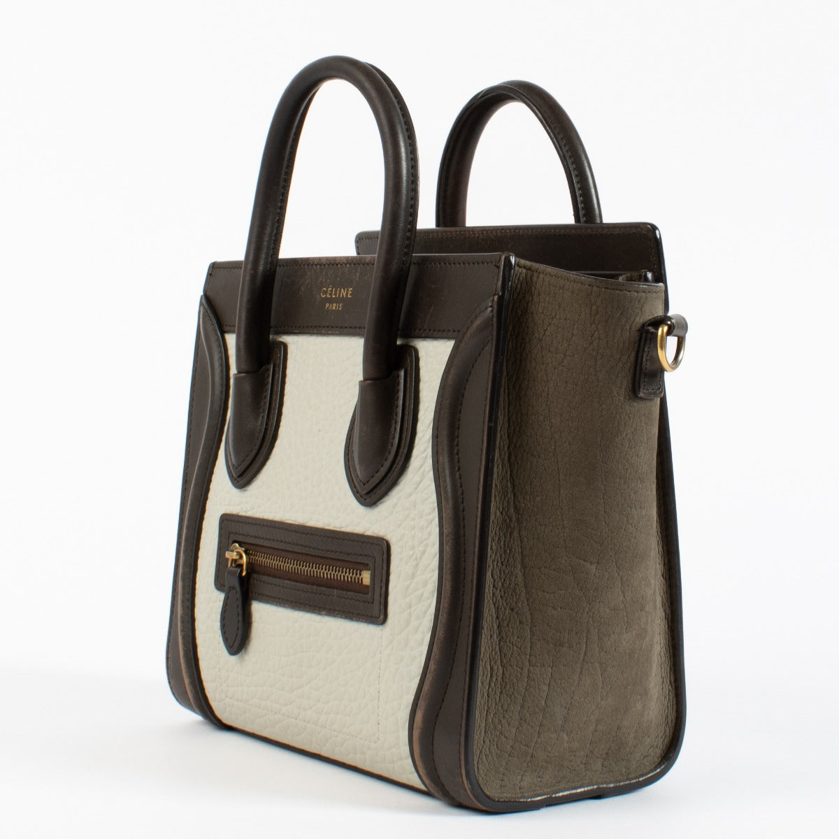 Authentic pre-loved Celine Multicolor Nano Luggage Bag on Labellov.com