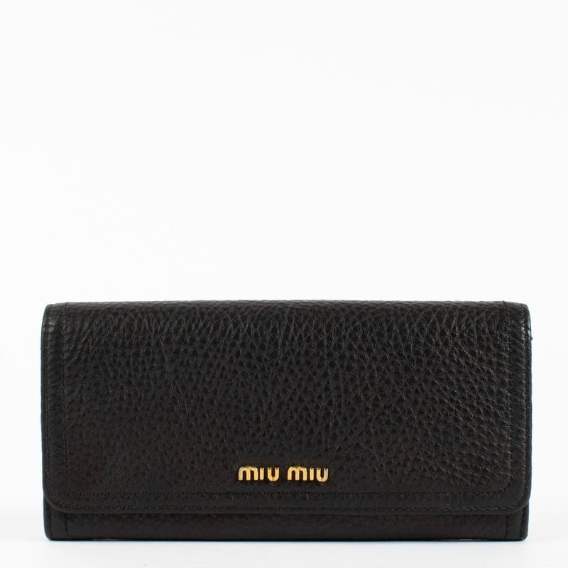 Authentic second-hand Miu Miu Black Wallet on Labellov.com