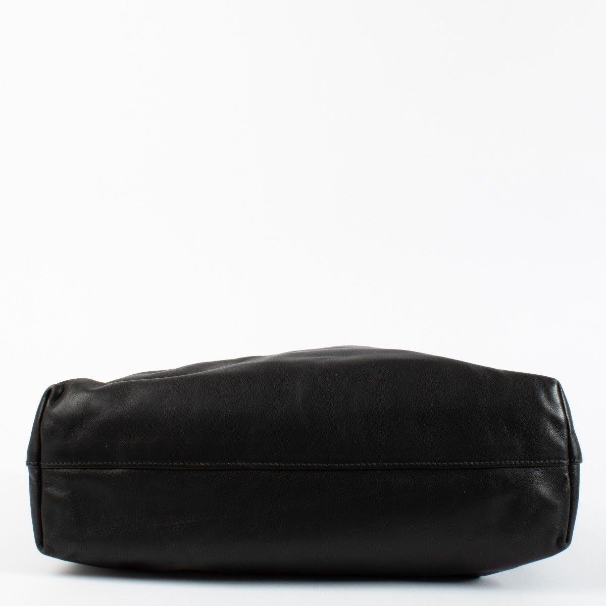 authentic vintage Prada Black Leather Tote Bag on Labellov.com