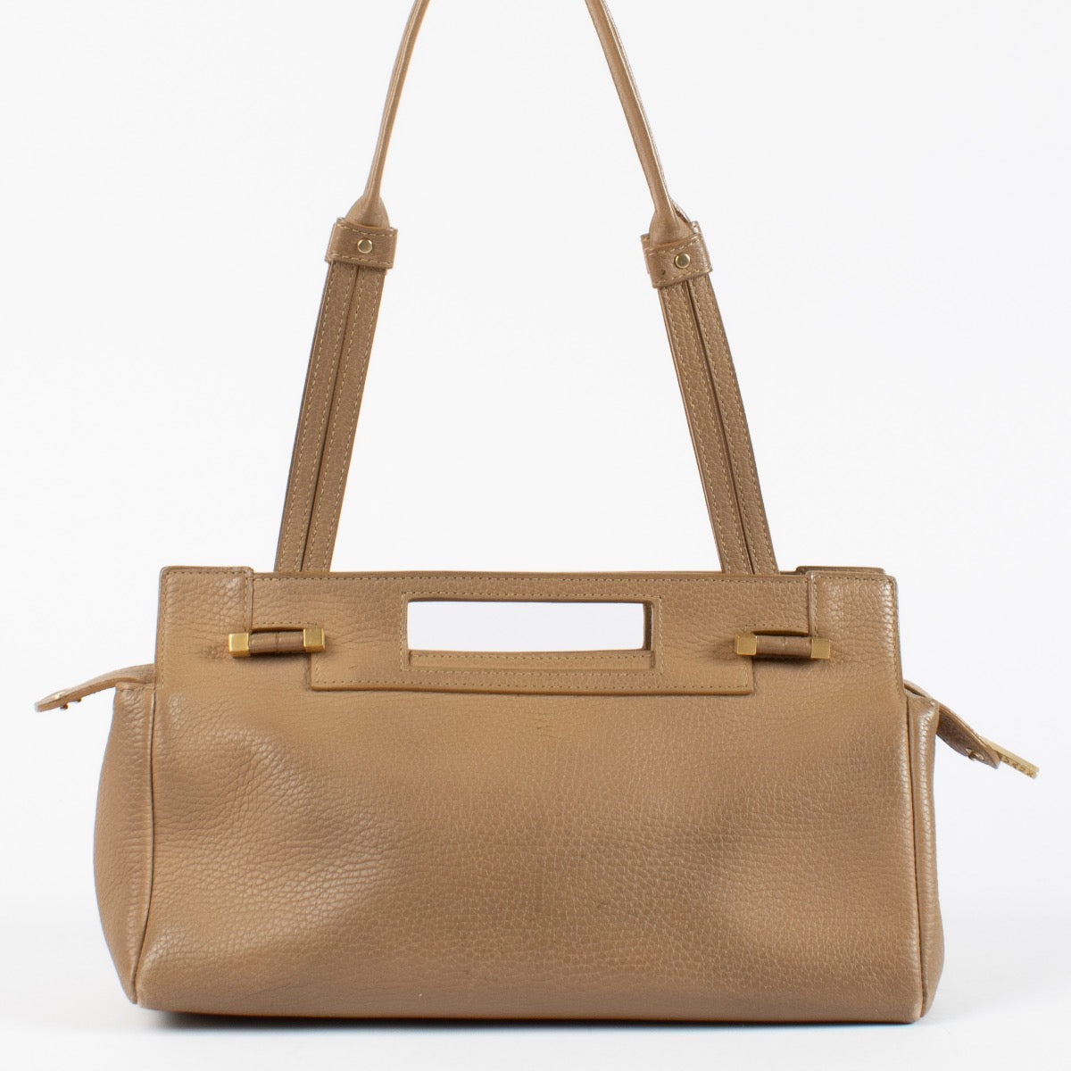 shop 100% authentic second hand Delvaux Beige Benjamin PM Shoulder Bag on Labellov.com