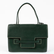 shop 100% authentic second hand Delvaux Green Leather Beau Fixe Bag on Labellov.com