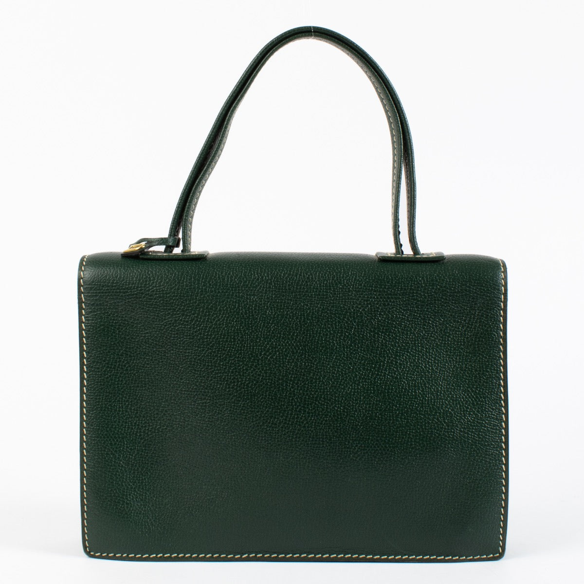 shop 100% authentic second hand Delvaux Green Leather Beau Fixe Bag on Labellov.com