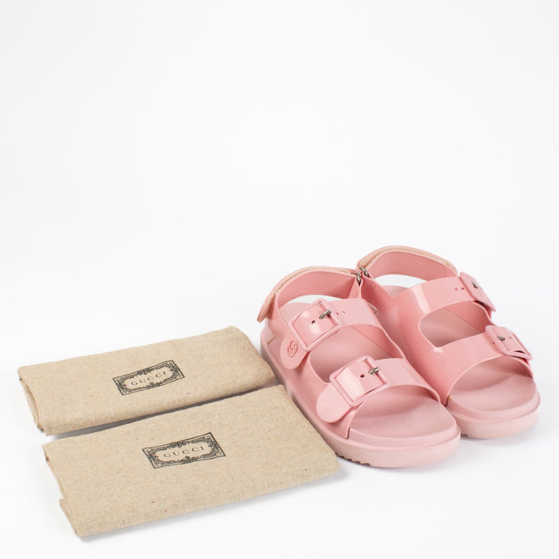 Authentic pre-loved Gucci Pink Sandals — Size 38 on Labellov.com