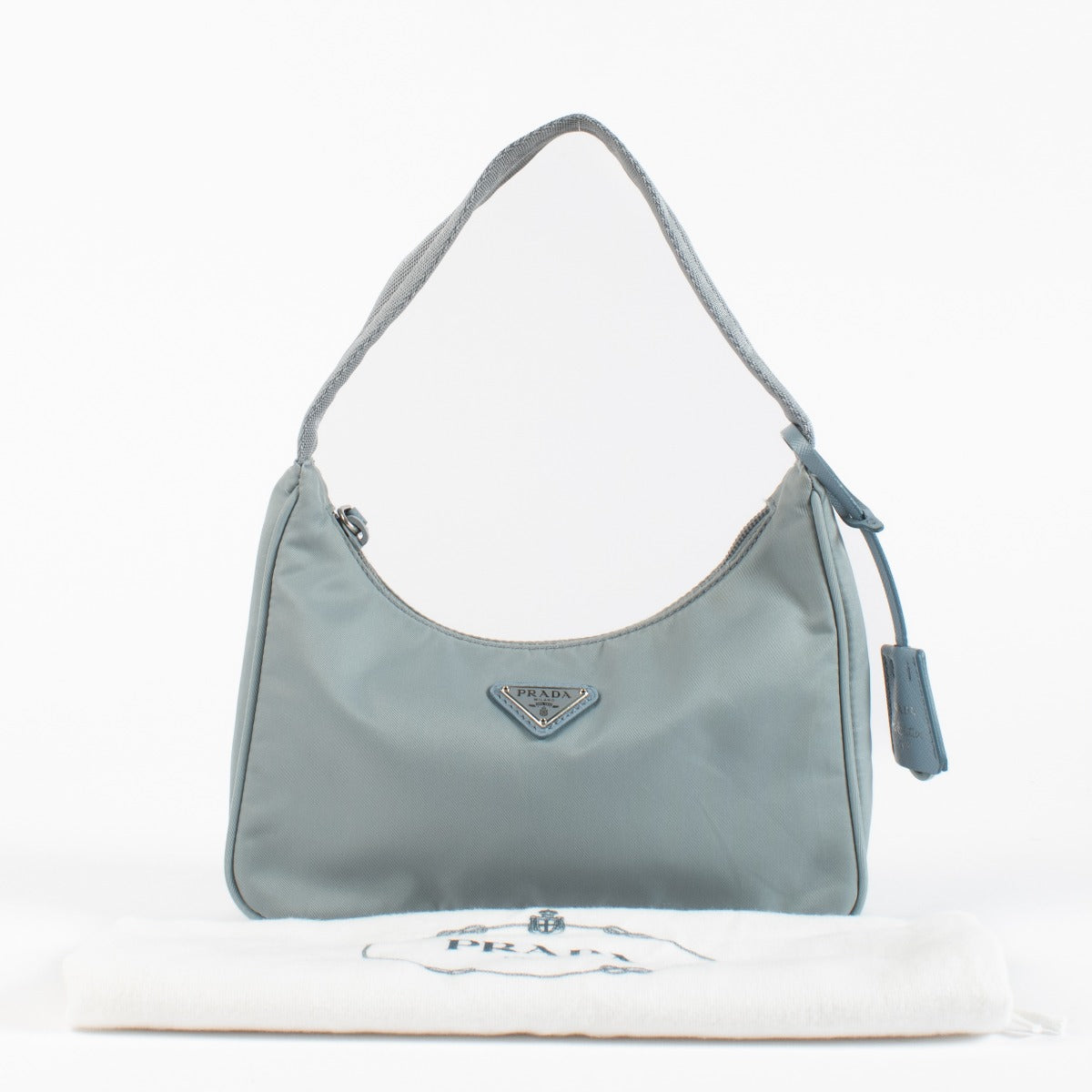 Authentic second hand Prada Blue Re-Edition 2000 Bag on Labellov.com