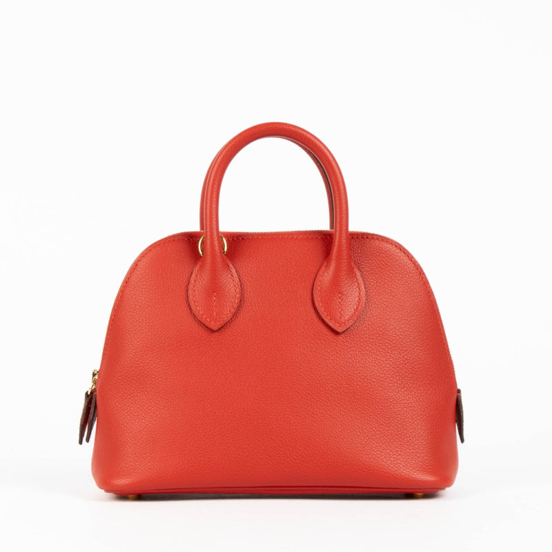 Hermès Bolide 1923 Mini Rouge Radieux Evercolor GHW