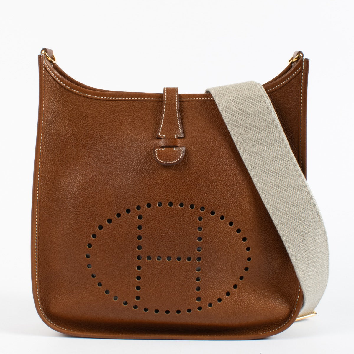 Hermès Evelyne III 29 Fauve/Ficelle Barenia Faubourg GHW