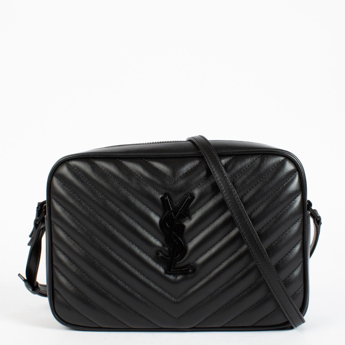 Authentic second-hand Saint Laurent Black Lou Camera Bag on labellov.com
