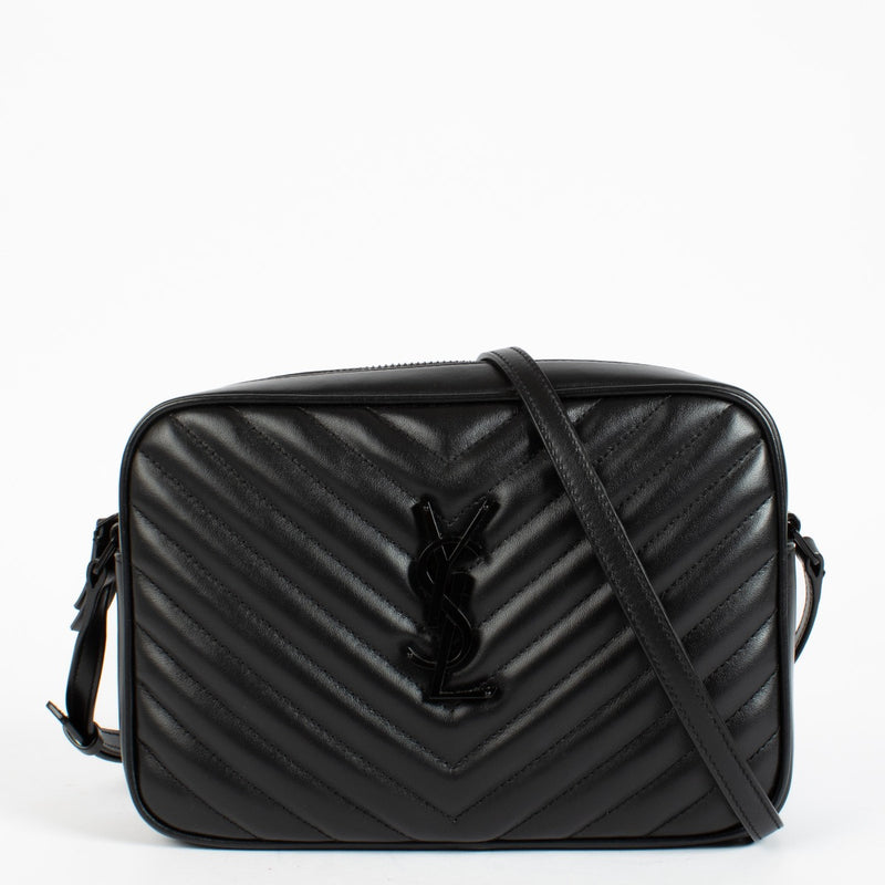 Authentic second-hand Saint Laurent Black Lou Camera Bag on labellov.com