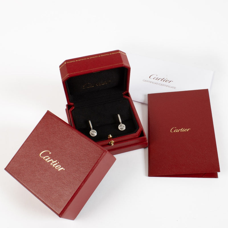 shop 100% authentic second hand Cartier White Gold Amulette With Diamonds Earrings on Labellov.com
