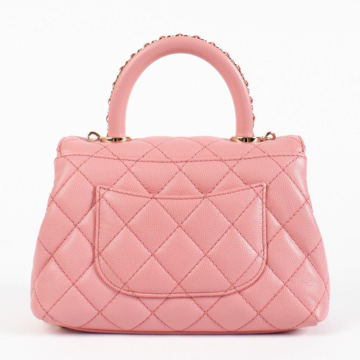 Chanel Pink Caviar Mini Coco Handle Bag