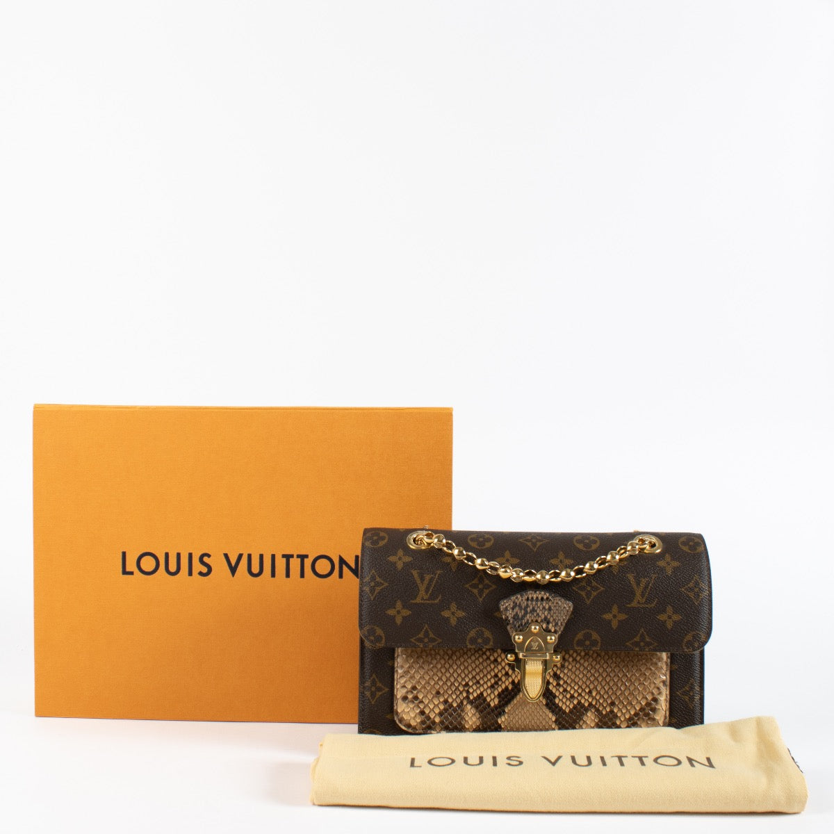 shop 100% authentic second hand Louis Vuitton Monogram Python Victoire Bag on Labellov.com