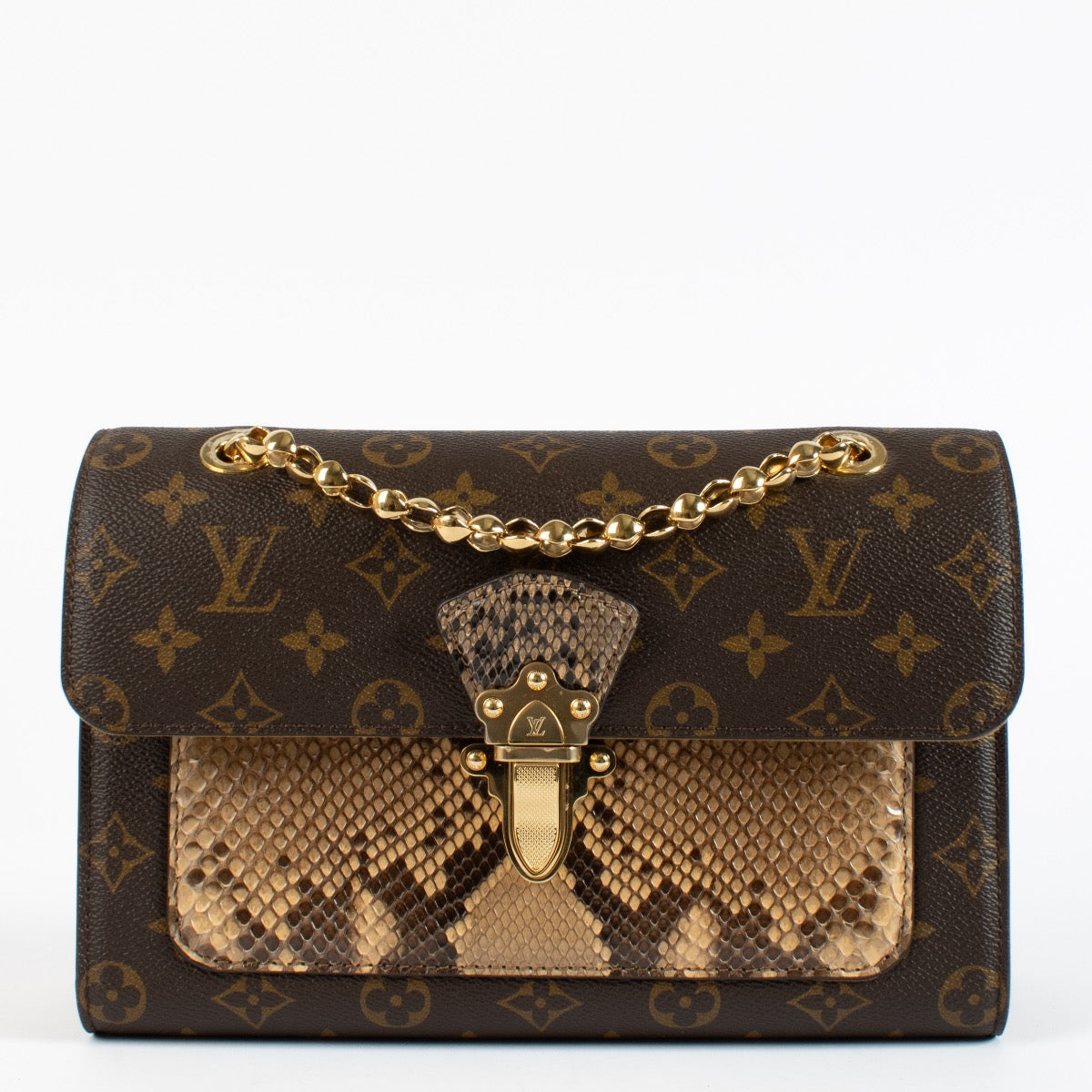 shop 100% authentic second hand Louis Vuitton Monogram Python Victoire Bag on Labellov.com