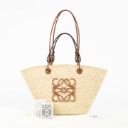 Authentic pre-loved Loewe Raffia Basket Shoulder Bag on Labellov.com