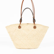 Authentic pre-loved Loewe Raffia Basket Shoulder Bag on Labellov.com