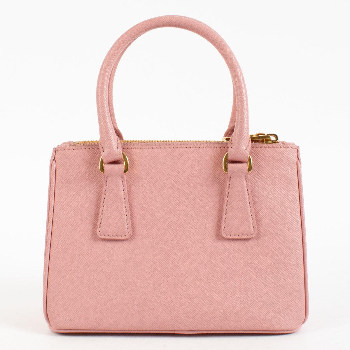 Authentic Second Hand Prada Galleria Mini Pink Saffiano on Labellov.com