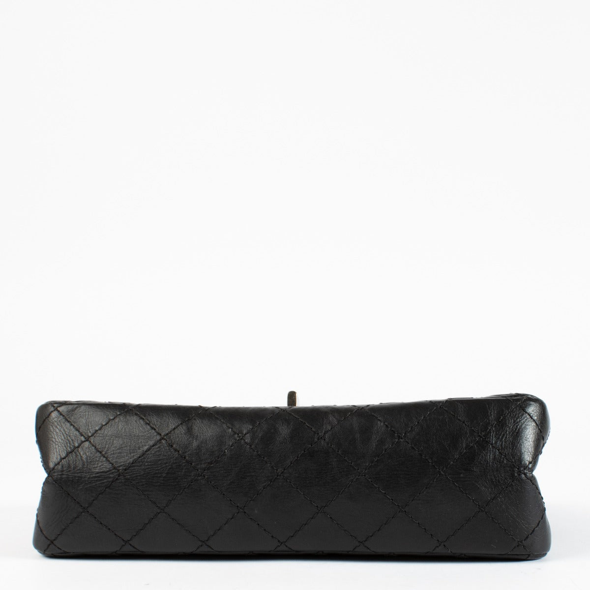 Chanel Black Aged Calfskin Medium 2.55 Bag