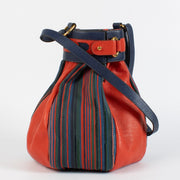 Authentic pre-loved Delvaux Multicolor Toile de Cuir Ecole Bag on Labellov.com