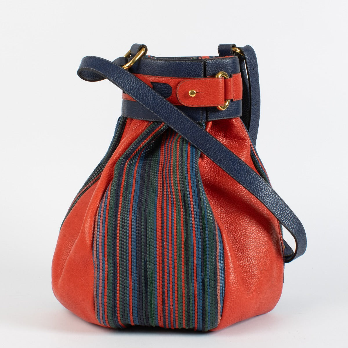 Authentic pre-loved Delvaux Multicolor Toile de Cuir Ecole Bag on Labellov.com