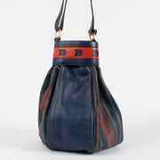 Authentic pre-loved Delvaux Multicolor Toile de Cuir Ecole Bag on Labellov.com