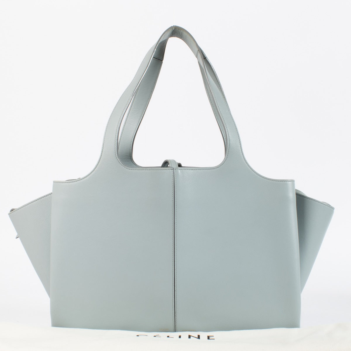 Celine Blauwe Medium Tri-Fold Tas