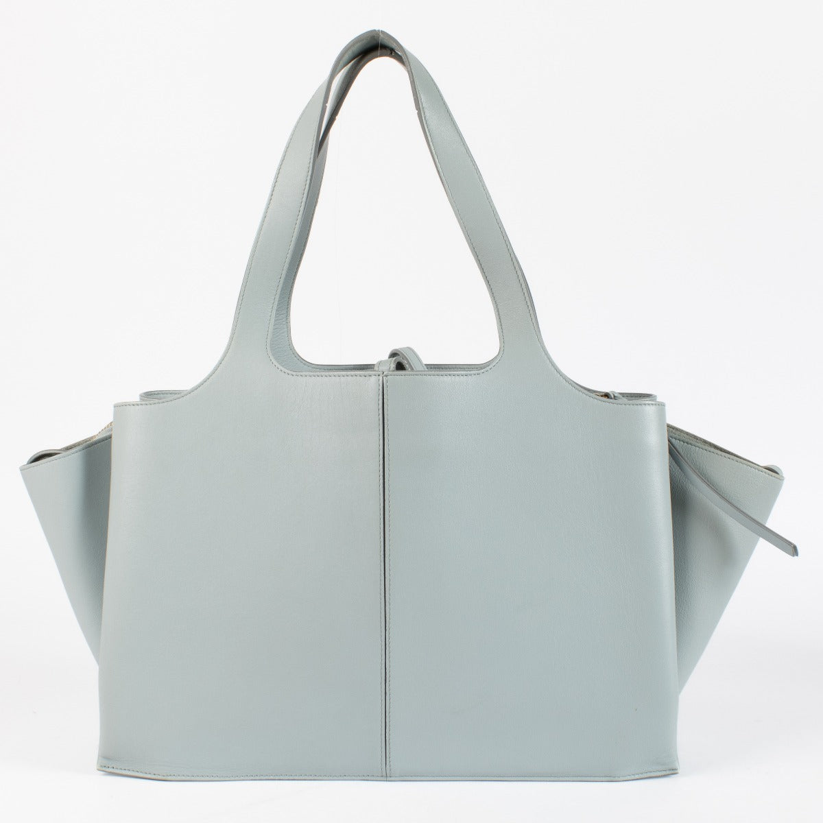 Celine Blauwe Medium Tri-Fold Tas
