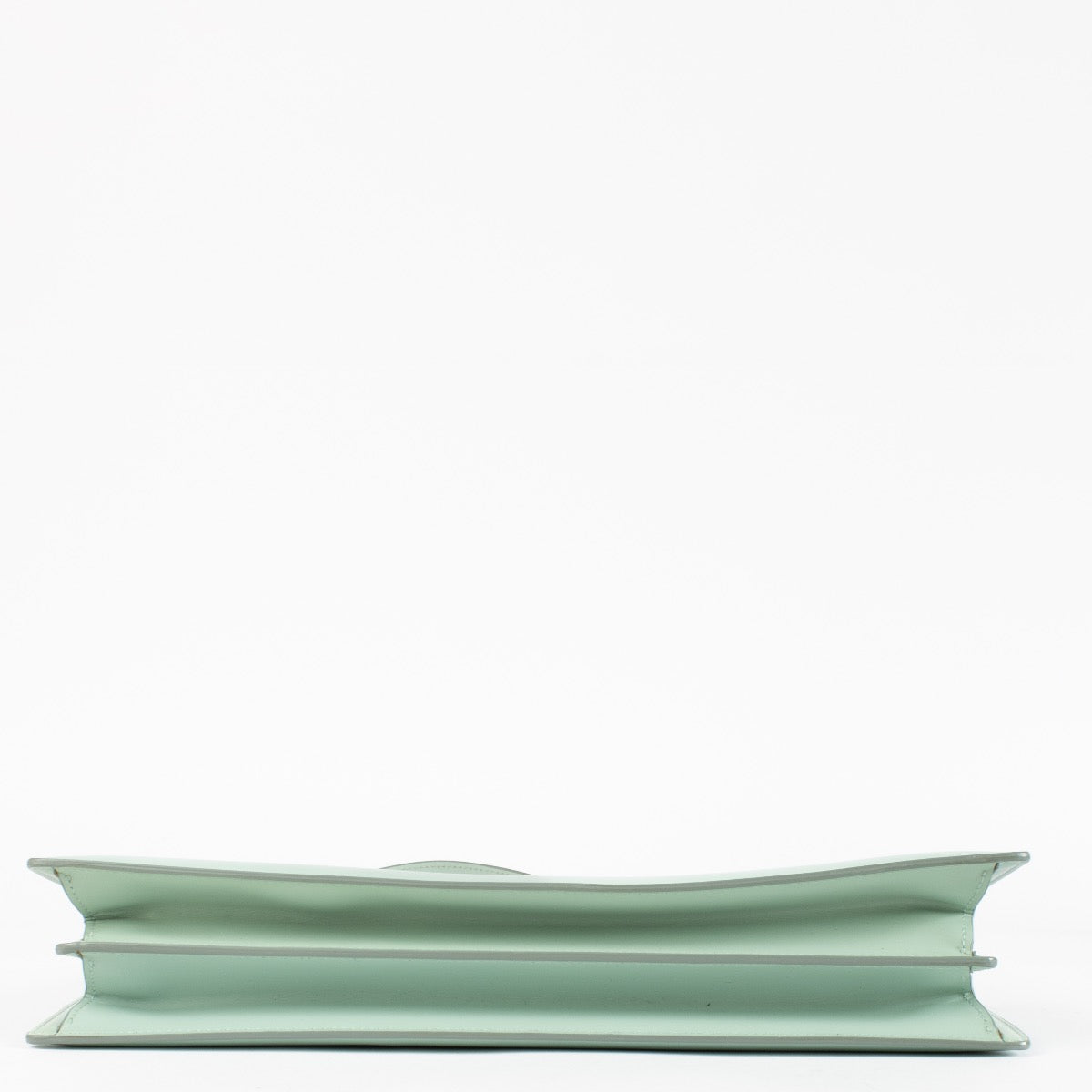 Céline Mint Green Box Calfskin Medium Clasp Bag
