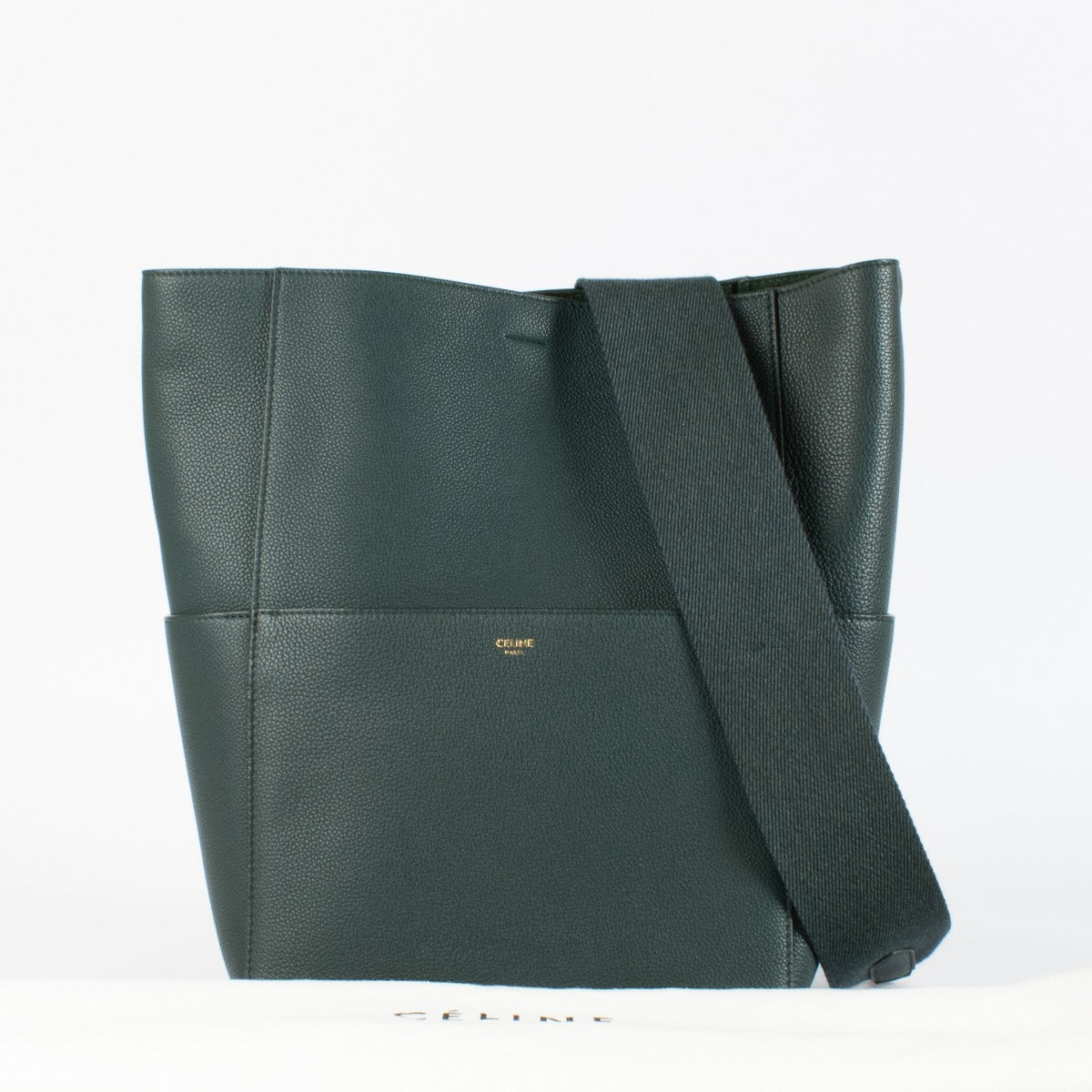 Celine Groene Sangle Seau Tas