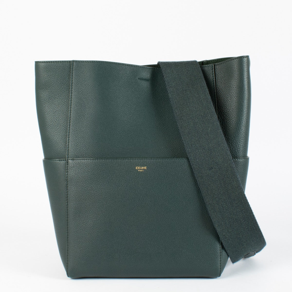 Celine Groene Sangle Seau Tas