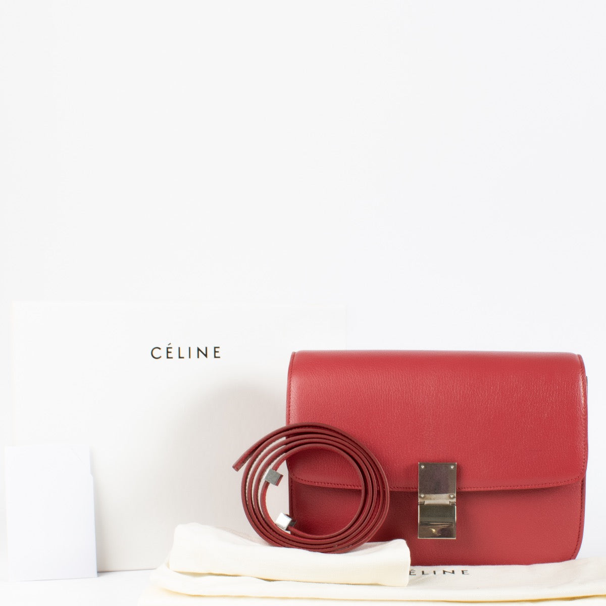 Celine Pink Medium Classic Bag
