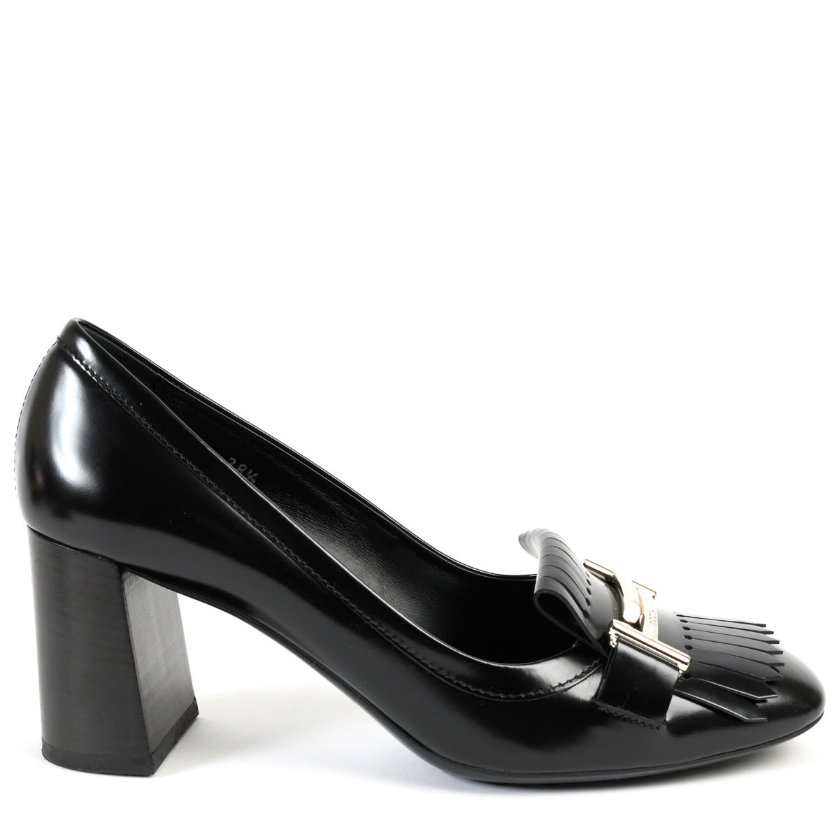 Tods Black Loafer Pumps - size 38.5 for the best price at Labellov secondhand luxury in Antwerp