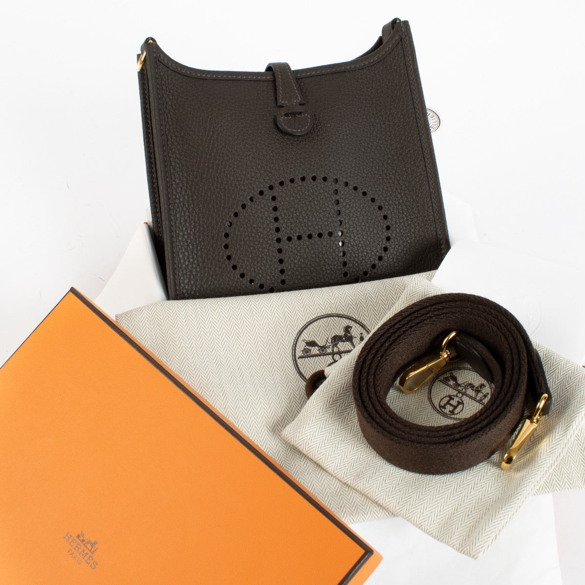 Hermès Evelyne 16 Ebene Clemence GHW