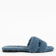 shop 100% authentic second hand Hermès Blue Oran Sandals - Size 41 on Labellov.com