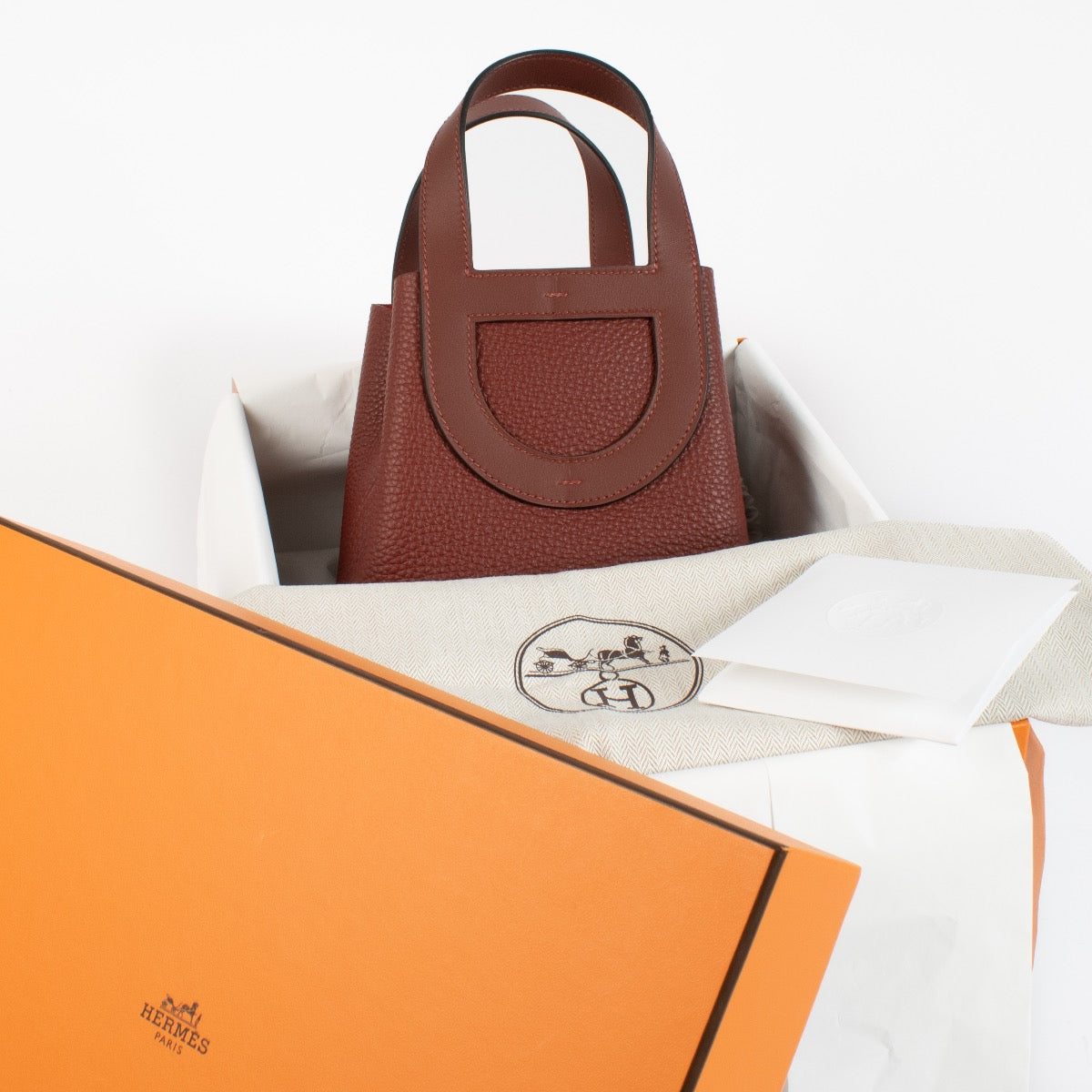 Hermès In-The-Loop 18 Rouge H Clemence GHW