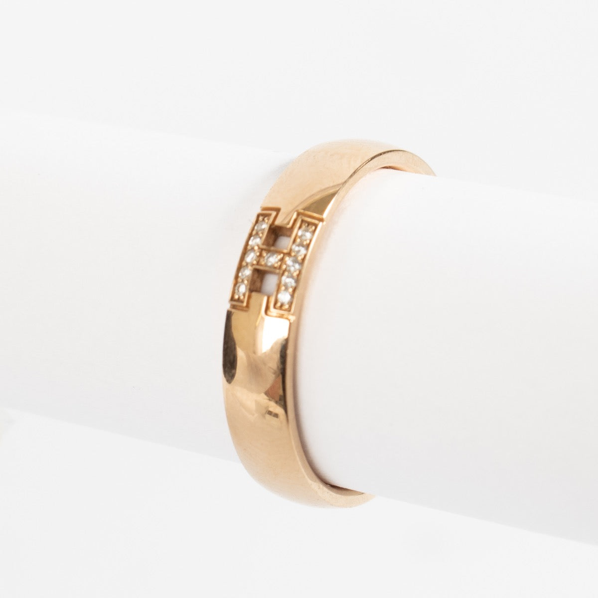 shop 100% authentic second hand Hermès Rose Gold Ever Héraklès Ring - Size 51 on Labellov.com
