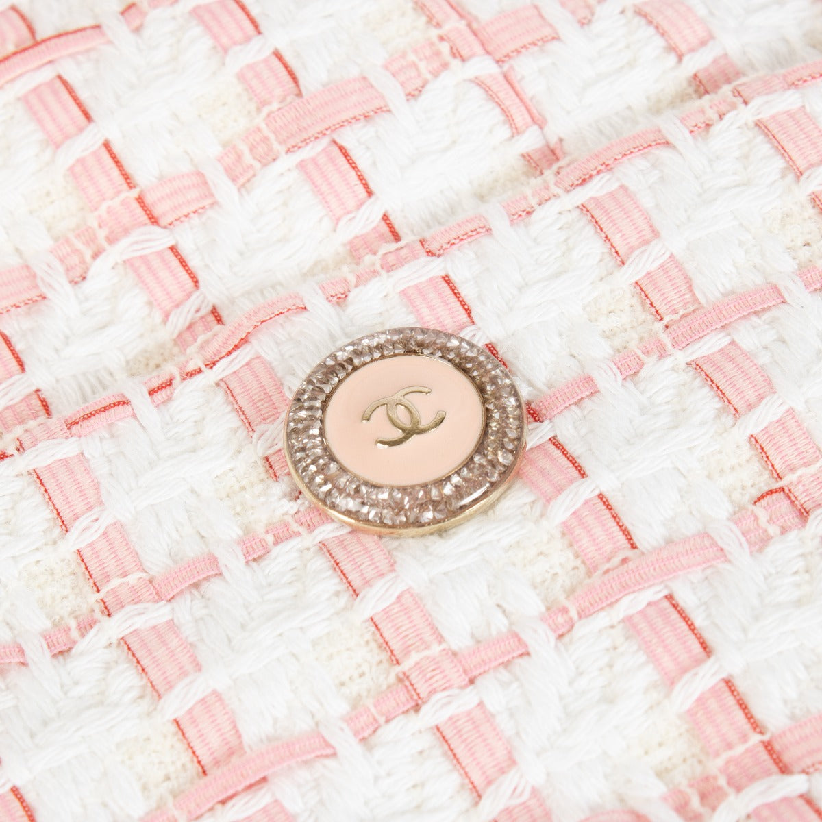 Chanel 22S Pink Tweed Jacket - Size FR50