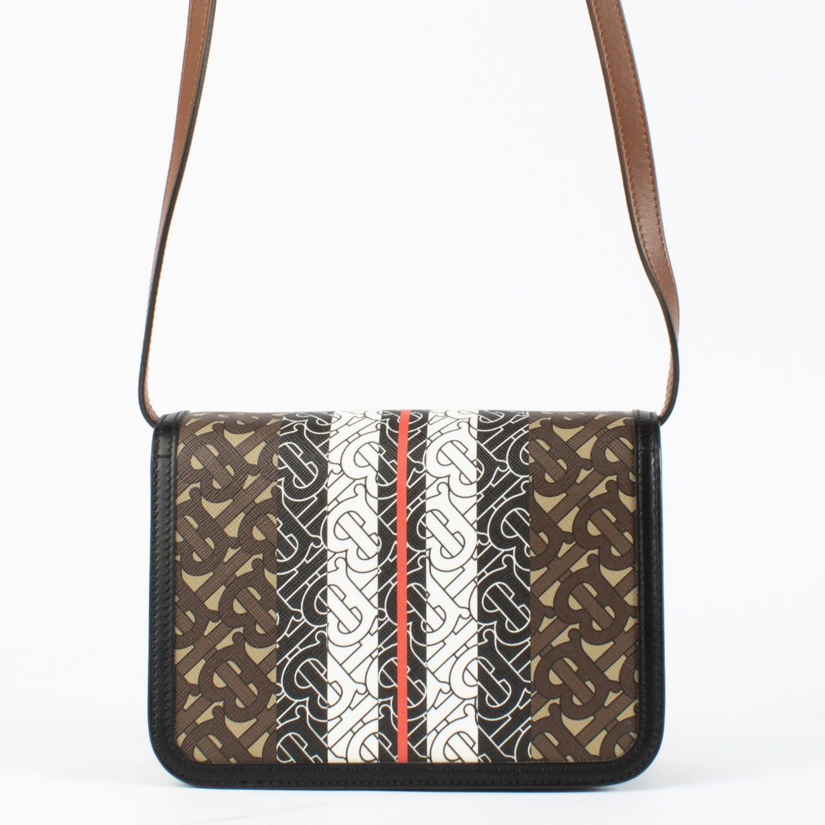 Authentic pre-loved Burberry Monogram Striped TB Small Bag on Labellov.com