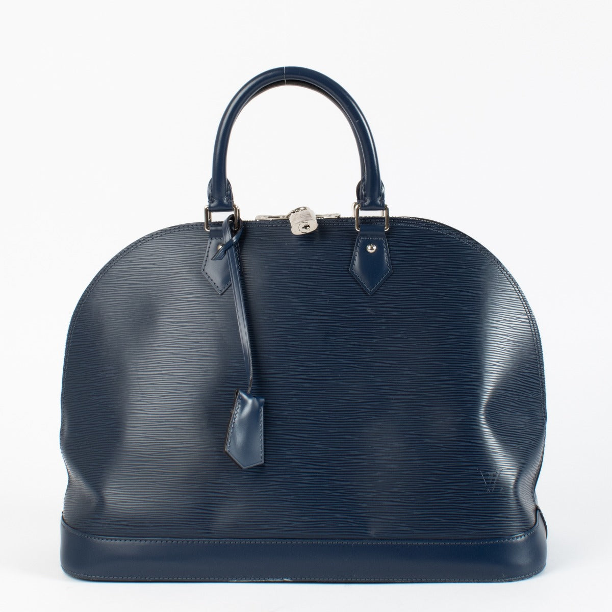 Authentic pre-loved Louis Vuitton Blue Alma GM on Labellov.com