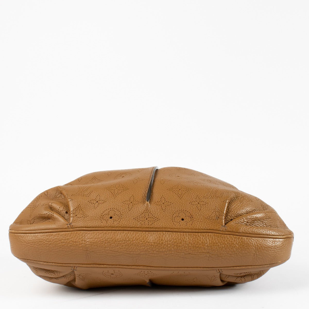 Authentic pre-loved Louis Vuitton Caramel Monogram Mahina Selene MM Bag on Lavellob.com
